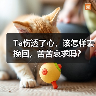 Ta伤透了心，该怎样去挽回，苦苦哀求吗？(图4)