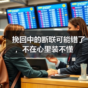 挽回中的断联可能错了，不在心里装不懂 - 辰飞雨恋来情感网