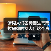 请男人们善待因生气而拉黑你的女人!这个真实故事告诉你真相(图4) 请男人们善待因生气而拉黑你的女人!这个真实故事告诉你真相(图4)