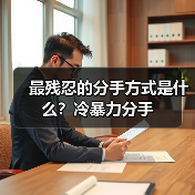 最残忍的分手方式是什么?冷暴力分手(图1) 最残忍的分手方式是什么?冷暴力分手(图1)