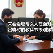 来看看聪明女人在面对出轨时的教科书级别操作，小三看了都头疼(图4)