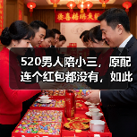 520男人陪小三，原配连个红包都没有，如此恶劣的出轨该如何处理(图3)
