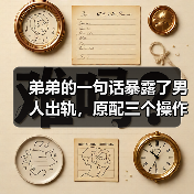 弟弟的一句话暴露了男人出轨,原配三个操作,轻轻松松分离小三(图1) 弟弟的一句话暴露了男人出轨,原配三个操作,轻轻松松分离小三(图1)
