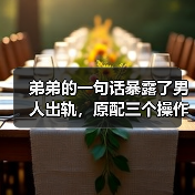 弟弟的一句话暴露了男人出轨,原配三个操作,轻轻松松分离小三(图2) 弟弟的一句话暴露了男人出轨,原配三个操作,轻轻松松分离小三(图2)