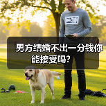 男方结婚不出一分钱你能接受吗？(图2)