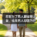 原配为了男人跟家里决裂，结果男人却因为担心她出轨，选择先出轨(图1)