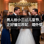男人给小三过儿童节，正好撞见原配，婚外情不抓紧分离有多可怕？(图4)