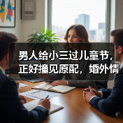 男人给小三过儿童节，正好撞见原配，婚外情不抓紧分离有多可怕？(图1)