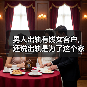 男人出轨有钱女客户,还说出轨是为了这个家,聪明女人如何处理?(图4) 男人出轨有钱女客户,还说出轨是为了这个家,聪明女人如何处理?(图4)