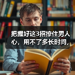 把握好这3招撩住男人心，用不了多长时间，他就会爱你到不能自拔(图1)