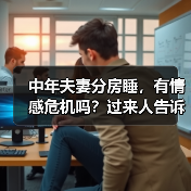 中年夫妻分房睡，有情感危机吗？过来人告诉你(图4)