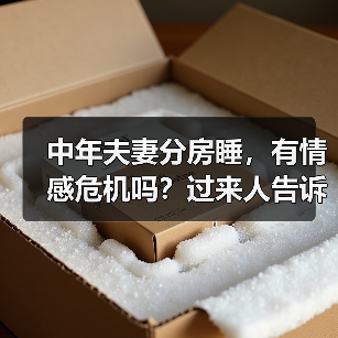 中年夫妻分房睡，有情感危机吗？过来人告诉你(图2)