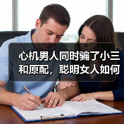 心机男人同时骗了小三和原配,聪明女人如何制服男人,赶走小三?(图2) 心机男人同时骗了小三和原配,聪明女人如何制服男人,赶走小三?(图2)