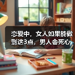 恋爱中，女人如果能做到这3点，男人会死心塌地对你好(图1)
