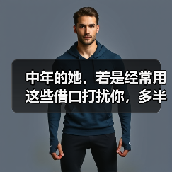 中年的她，若是经常用这些借口打扰你，多半是想和你在一起了(图1)