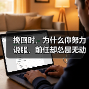挽回时,为什么你努力说服,前任却总是无动于衷呢?(图4) 挽回时,为什么你努力说服,前任却总是无动于衷呢?(图4)