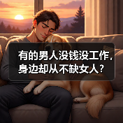 有的男人没钱没工作，身边却从不缺女人？(图2)