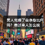 男人离婚了会净身出户吗？看过来人怎么说(图1)