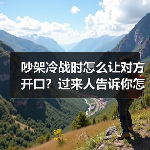 吵架冷战时怎么让对方开口？过来人告诉你怎么做(图1)