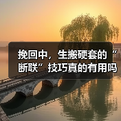 挽回中,生搬硬套的“断联”技巧真的有用吗?(图2) 挽回中,生搬硬套的“断联”技巧真的有用吗?(图2)