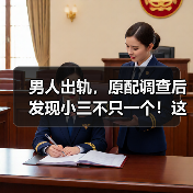 男人出轨，原配调查后发现小三不只一个！这种情况该如何处理(图3)