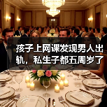 孩子上网课发现男人出轨，私生子都五周岁了，原配应该怎么办？(图2)