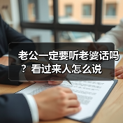 老公一定要听老婆话吗?看过来人怎么说(图4) 老公一定要听老婆话吗?看过来人怎么说(图4)