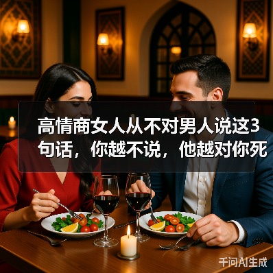 高情商女人从不对男人说这3句话，你越不说，他越对你死心塌地(图4)