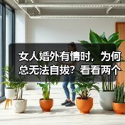 女人婚外有情时，为何总无法自拔？看看两个过来人的故事(图1)