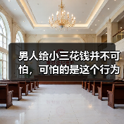 男人给小三花钱并不可怕，可怕的是这个行为，一旦出现很难挽回(图3)
