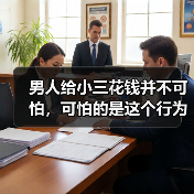 男人给小三花钱并不可怕，可怕的是这个行为，一旦出现很难挽回(图2)