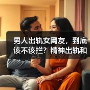 男人出轨女网友，到底该不该拦？精神出轨和肉体出轨哪个更恐怖？(图4)