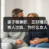 妻子做兼职，正好撞见男人出轨，为什么女人越贤惠，男人越不老实(图1)