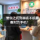 情侣之间到底该不该翻看对方手机？(图4)