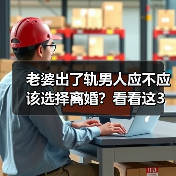 老婆出了轨男人应不应该选择离婚？看看这3个男人的回答(图1)