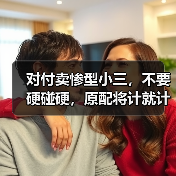 对付卖惨型小三，不要硬碰硬，原配将计就计，轻松将其之分离(图2)