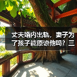 丈夫婚内出轨,妻子为了孩子能原谅他吗?三个女人给出不同答案(图2) 丈夫婚内出轨,妻子为了孩子能原谅他吗?三个女人给出不同答案(图2)