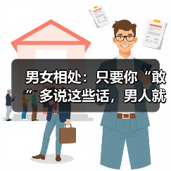 男女相处:只要你“敢”多说这些话,男人就“敢”加倍爱你(图2) 男女相处:只要你“敢”多说这些话,男人就“敢”加倍爱你(图2)