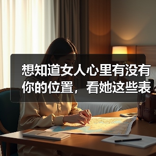 想知道女人心里有没有你的位置，看她这些表现心里就有答案了(图4)