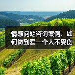 情感问题咨询案例:如何做到爱一个人不受伤?(图2) 情感问题咨询案例:如何做到爱一个人不受伤?(图2)