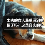 出轨的女人最后得到幸福了吗?这些真实的心声给出了答案(图1) 出轨的女人最后得到幸福了吗?这些真实的心声给出了答案(图1)