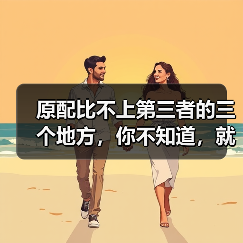 原配比不上第三者的三个地方，你不知道，就无法让出轨的男人回家(图1)