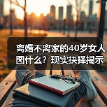 离婚不离家的40岁女人图什么?现实抉择揭示婚姻真相(图1) 离婚不离家的40岁女人图什么?现实抉择揭示婚姻真相(图1)
