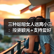 三种聪明女人远离小三：投资眼光+支持爱好(图1)