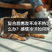 复合后男友不冷不热怎么办？感情冷淡如何挽回(图3)