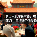 男人出轨屡教不改：原配VS小三情绪价值差异(图3)