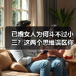 已婚女人为何斗不过小三？这两个思维误区你
