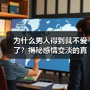 为什么男人得到就不爱了？揭秘感情变淡的真