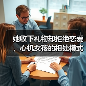 她收下礼物却拒绝恋爱，心机女孩的相处模式你中招了吗？(图1)