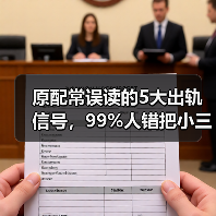 原配常误读的5大出轨信号,99%人错把小三当真爱(图4) 原配常误读的5大出轨信号,99%人错把小三当真爱(图4)